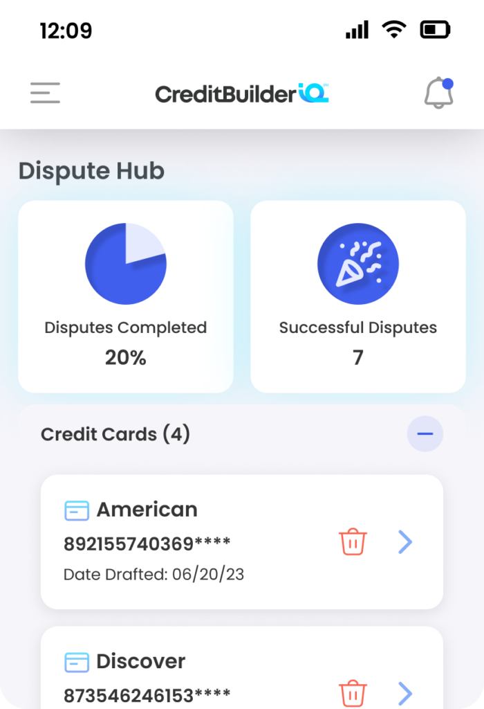 Dispute hub UI